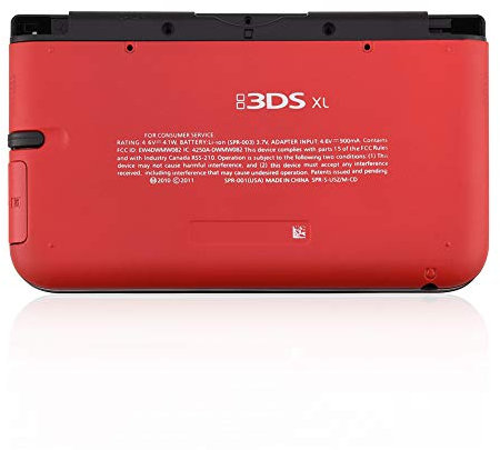 Vomeko Funda, Carcasa De Repuesto para 3DS XL, Carcasa Completa, Piezas De Reparación De Carcasa, Kit De Repuesto Completo para Nintendo 3DS XL.(Rojo)