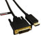 rhinocables Displayport - DVI-D Cable 20 Pin DVI - DP Monitor Converter Lead Male M/M Display port (5m)