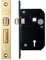 Zoo Hardware BS British Standard 5 Lever Chubb Retro-Fit Door Sashlock Lock (PVD) Brass, 80mm 3