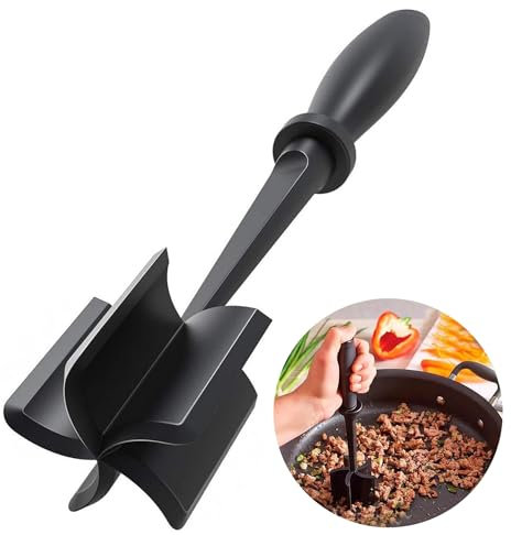 Meat Chopper, Mince Masher, Meat Masher, Premium Meat Masher Tool – Ergonomic Ground Beef Mincer, Versatile Kitchen Utensil for Effortless Cooking
