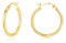 Loutade Silver Hoop Earrings - 925 Sterling Silver Huggie Set, Hypoallergenic, Lightweight Gold 16mm for Christmas & Birthday