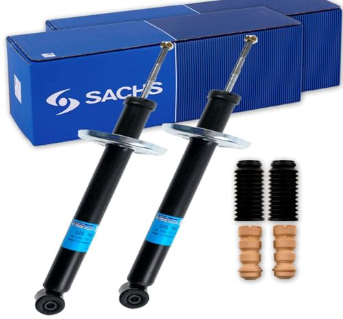 2x SACHS Stoßdämpfer + Protection-Kit hinten für Golf 2 3 + Toledo
