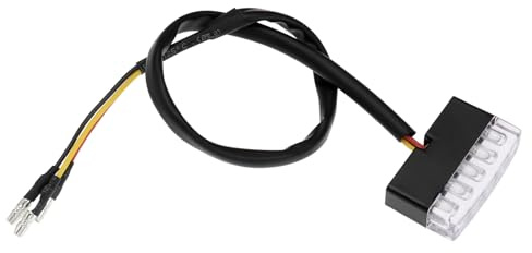 Be In Your Mind 12 V Motorrad-Rücklicht, Bremslicht, Rücklicht, LED-Rücklicht, Kabellänge 30 cm, für die meisten Motorräder, rotes Licht