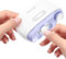 Electric Nail Clipper, Baby Nail Trimmer Nail Polisher 2 in-1, Automatic Nail Clipper 2 Speed Fingernail Clippers Nail File with Light,Women Manicure Set Nail Clippers for Baby Kids Seniors Weak Hands