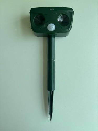 Katzenschreck Ultraschall, Solar Tiervertreiber Katzenabwehr Wasserdicht, Ultraschall Abwehrmittel Hundeschreck Marderschreck mit Bewegungsmelder für Katzen, Hunde, Mäuse,Vögel, Marder