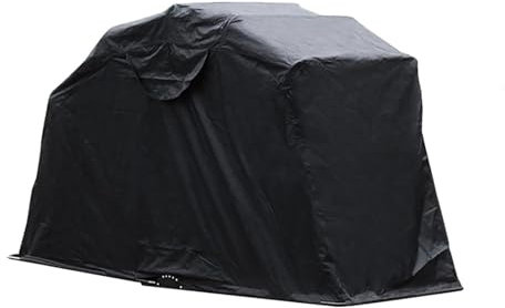 IBNA Housse De Moto Noire Pliable pour Garage Tissu Oxford 600D 269 X 104 X 155 Cm Housse de Moto