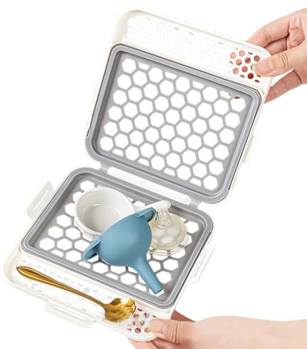 demaxiyad Panier Lave-Vaisselle pour Petits Objets - Rangement Outils Grande Capacité - Gain De Place Mini Panier Compact Pour Rangement Et Nettoyage Ustensiles