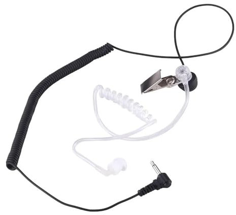 CKDSA Ohrhörer Schallschlauch 3,5 mm mit transparent In-Ear Kopfhörer Security Headset für Funkgerät verdeckt Akustik Tube für Motorola GP2000 GP2100 GP300 GP 308 GP68 GP88 GP88S PR1500 HT1000 JT1000