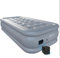 HikerSKY Selbstaufblasendes Luftbett für 1 Person mit kabelloser Batteriepumpe und Stoffoberfläche (Grau, 192×99×45cm)