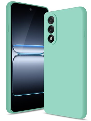 Btstring Hülle für OnePlus Nord 5, Matcha Grün | Hochwertiges Silikon Case, Ganzkörper Handyhülle, Seidig-Weicher Berühren, Kratzfestes Weiches Mikrofaserfutter