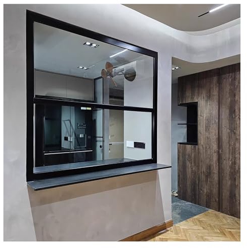 Ventana Corrediza A Medida, Con Marco De Aluminio, Con Mosquitera Y Vidrio, Para Baños, Garajes, Lofts, Cafeterías Y Con Instalación Empotrada