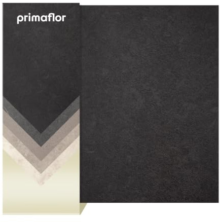 Primaflor Revêtement de sol PVC BLACKTEX au mètre 200x200cm Safira 947D Sol vinyle aspect béton gris clair, 2,8 mm, largeur 2 m, antistatique, isolation phonique, compatible chauffage au sol