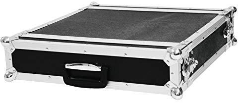 Roadinger Effektrack CO DD, 2 HE, 40cm tief für 483-mm-Steuer- und -Effektgeräte (19) | 2 abnehmbare Deckel | Eingebaute Rackschienen