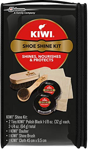 Kiwi Military Shoe Care Kit, Black by Kiwi