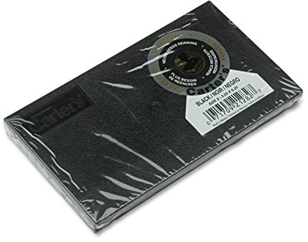 Micropore Stamp Pad, 6.25w x 3.25d, Black [Set of 2]