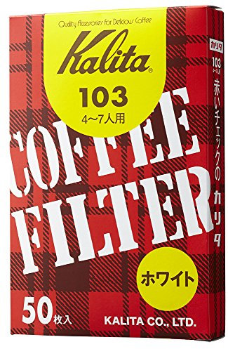 Kalita 50 Paper Coffee Filters/4-7 Mugs