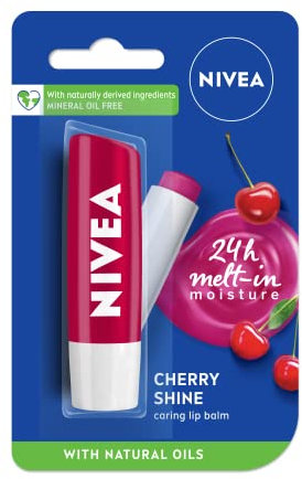 Nivea Lip Care Fruity Shine Cherry, 4.8gm