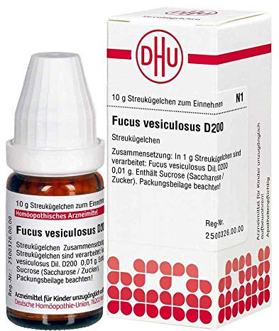 DHU Fucus vesiculosus D200 Streukügelchen, 10 g Globuli