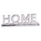 FineBuy Home Deko Schriftzug Design Wohnzimmer ESS-Tisch- Dekoration Wohnung Alu Aluminium Wohndeko Silber 22 cm Aluminiumfigur Dekoschrift elegant Wohndeko Esszimmer modern Designdekoration