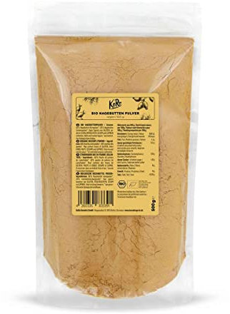 KoRo - Polvere di semi di rosa canina bio - Gusto naturale - Senza additivi - Pochi zuccheri - Fonte di proteine - Confezione da 500 g