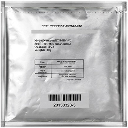 1pcs Anti Freeze Membrane Film Cavitation Freeze Fat Cryo Cooling Weight Loss Therapy Cryo Pads Antifreeze Cooling Gel Film