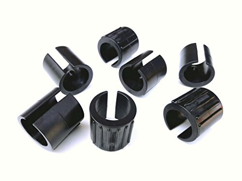 8 Stück Kufengleiter 16-18mm für Stühle/Tische mit Rundrohr