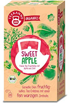 Teekanne Bio-Früchtetee, Apfel und Zimt, 20 Beutel