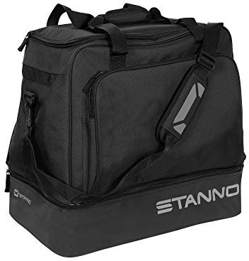 Stanno Sportbag - Pro - Tasche Prime - Fitness Tasche - Großer Sporttasche und Verstellbarer Schultergurt - Fussballtasche Herren/Damen - Trainingstasche - Schwarz - Größe One Size