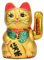 VanEnjoy Beckoning Keramik Maneki Neko Lucky Fengshui Katze 17,8 cm