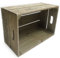 A Large Vintage Style Rustic Wooden Apple Fruit Crate Bushel Box Storage