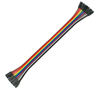 UMTMedia® 10 X Dupont Cables Female to Female Jumper Breadboard Wire GPIO Ribbon For Arduino Pi