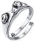 Silvora Damenring Silber 925 Sterling Ring Herren [Hundefuß, Katze, Frosch] Kette, Finger, Jungen, personalisierbar, Vorname, Gravur, feiner Schmuck, Geschenk für Weihnachten, Jugendliche, Schwester,