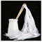 Egurs Zauberstäbe mit Band Glocken Für Hochzeit 50 Stück Spitzen Fee Stick Luftschlangen Spitzenband Zauberstäbe Wedding Wands für Hochzeit, Weihnachten, Geburtstag, Party Weiß 50 Stück