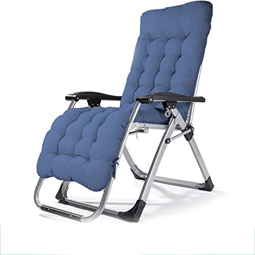 Ontihang Deluxe Sunlounger Einstellbarer Liegestühle, faltete Recliner mit Kissen textilene Stoff für den draußen tatios Strand