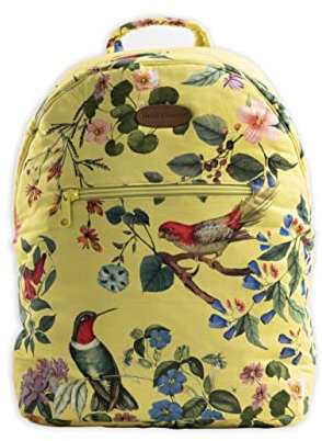 Maison d'Hermine Eden - Yellow Rucksack aus 100% Baumwolle für Männer und Frauen, Studenten, Reisen, College, Schule, Arbeit, Strand (EDEN - YELLOW)