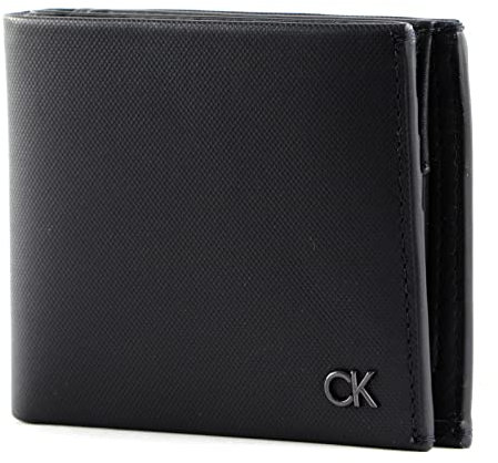 Calvin Klein Portefeuille Homme Ck Bifold 5 CC Coin Petit Modèle, Noir (Ck Black), Taille Standard