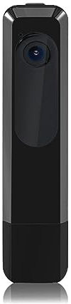 VBESTLIFE Körperkamera, Tragbare -Kamera, PC-Kamera, Tragbarer, Am Körper Montierter USB-Camcorder mit 1080p, 30 Fps, für Strafverfolgung, Sicherheitspersonal, Besprechungen,
