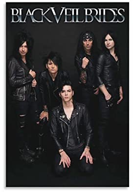 Shenywell Wanddeko Poster Kunst Black Veil Brides 30x40cm Kein Rahmen