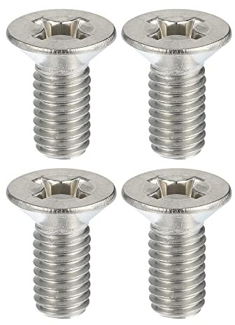 X AUTOHAUX 4pcs Frein Disque Rotor Vis Boulons Kit 93600-06014-0H pour Honda