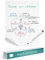 Easycling Magique Film autocollant pour tableau blanc – Film électrostatique avec 25 feuilles et 1 marqueur pour tableau blanc, pour toutes les surfaces dures, adhère sans colle ni aimants, 60 cm x 80