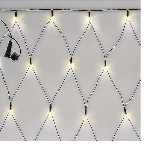 EMOS Connect System 2m Lichternetz Standard, Weihnachtslichterkette mit 160 LEDs, Erweiterungskomponent C (ohne Verbindungskabel und Adapter), IP44 für Innen und Außen, Warmweiß