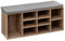 Avilia Panca Porta Scarpe Scarpiera Salvaspazio Moderna in Rovere Naturale - Organizza le Tue Scarpe con Stile - 105x49x34 cm
