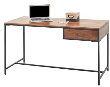HTI living Schreibtisch Akazie Massiv Computertisch