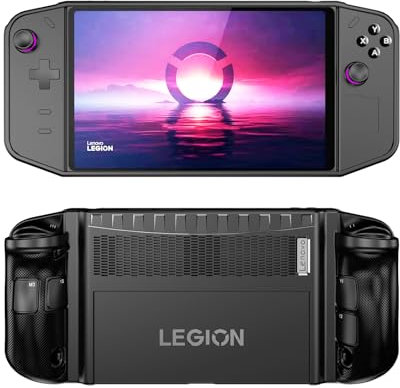 GOHHME für Lenovo Legion Go Case, Weiche TPU Stoßfest Schutzhülle, Robust rutschfest Fallsichere Anti-Fingerabdruck Hülle für Legion Go Gaming Konsole 8,8 (Schwarz)