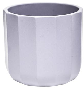 Ivyline Pot de Fleurs en céramique Lilas Géo 7 x 7 cm