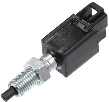 QUARKZMAN Bremslichtschalter Für Hyundai Elantra 96-00 1 Stk | Schwarz & Silberton, Kunststoff & Metall, 7x2.2x1.8cm, Pin 2, M10x1.25, Für Hyundai Accent 94-05, Santa Fe 01-06