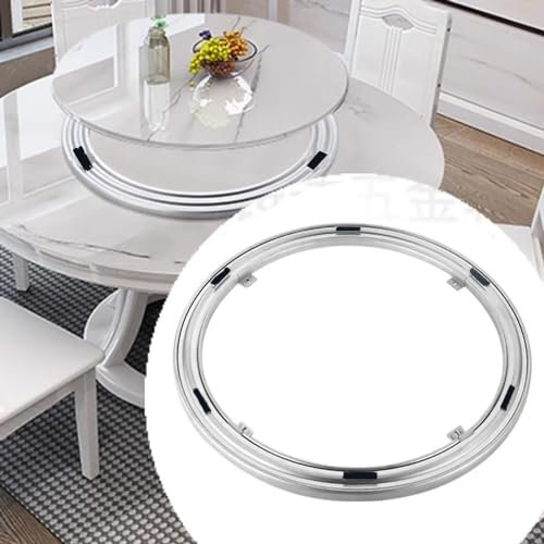 NILZA Metall Drehlager Drehteller Drehplatte Hardware Groß Lazy Susan Rotierende Lager 100 90 80 70cm, Kugellager Runder Drehkranz Für Küche Esstisch (Color : Glass Turntable, Size : 100cm/40in)