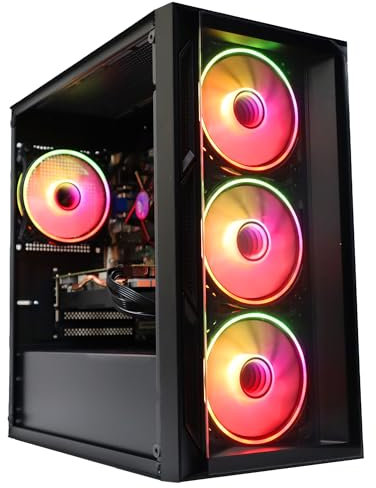 Intel Core i5 12400F + 16Gb DDR4 + 256GB M.2 + 1TB HDD + 12GB RTX 3060 + 4x ARGB Lighting + Windows 11