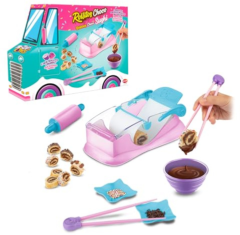 Zap Chef Rollitos Choco-Shushi, Sushi-Kochspielzeug, Dessert-Küchenset für Jungen und Mädchen ab 3 Jahren, Geburtstag, Bizak (64320024)