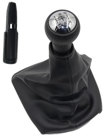 QILINGS Pomo Palanca Cambios para Citroen C2 C4 C5 para XSARA Perilla de Cambio de Marchas de Coche Palanca Cubierta de Arranque Gaitor Palanca Cambio Marchas(5 Speed Black Set)